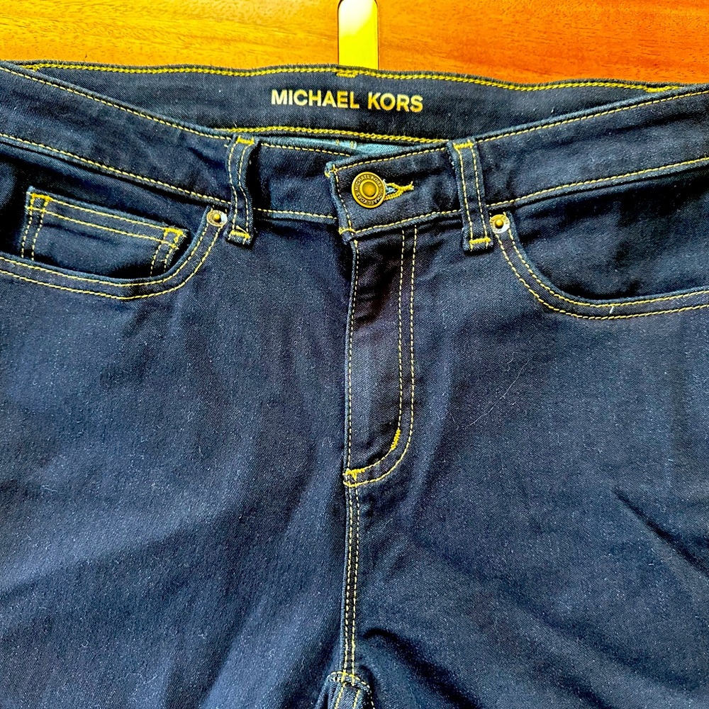 Michael Kors, dark straight leg jean!